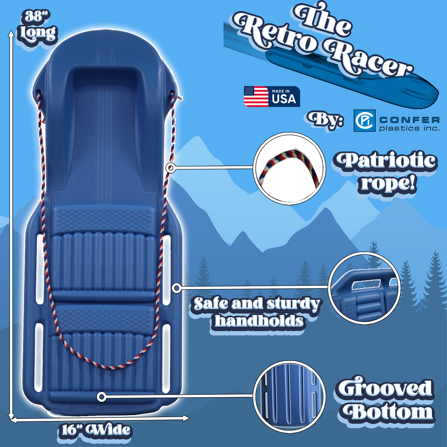 The Original Retro Racer Sled