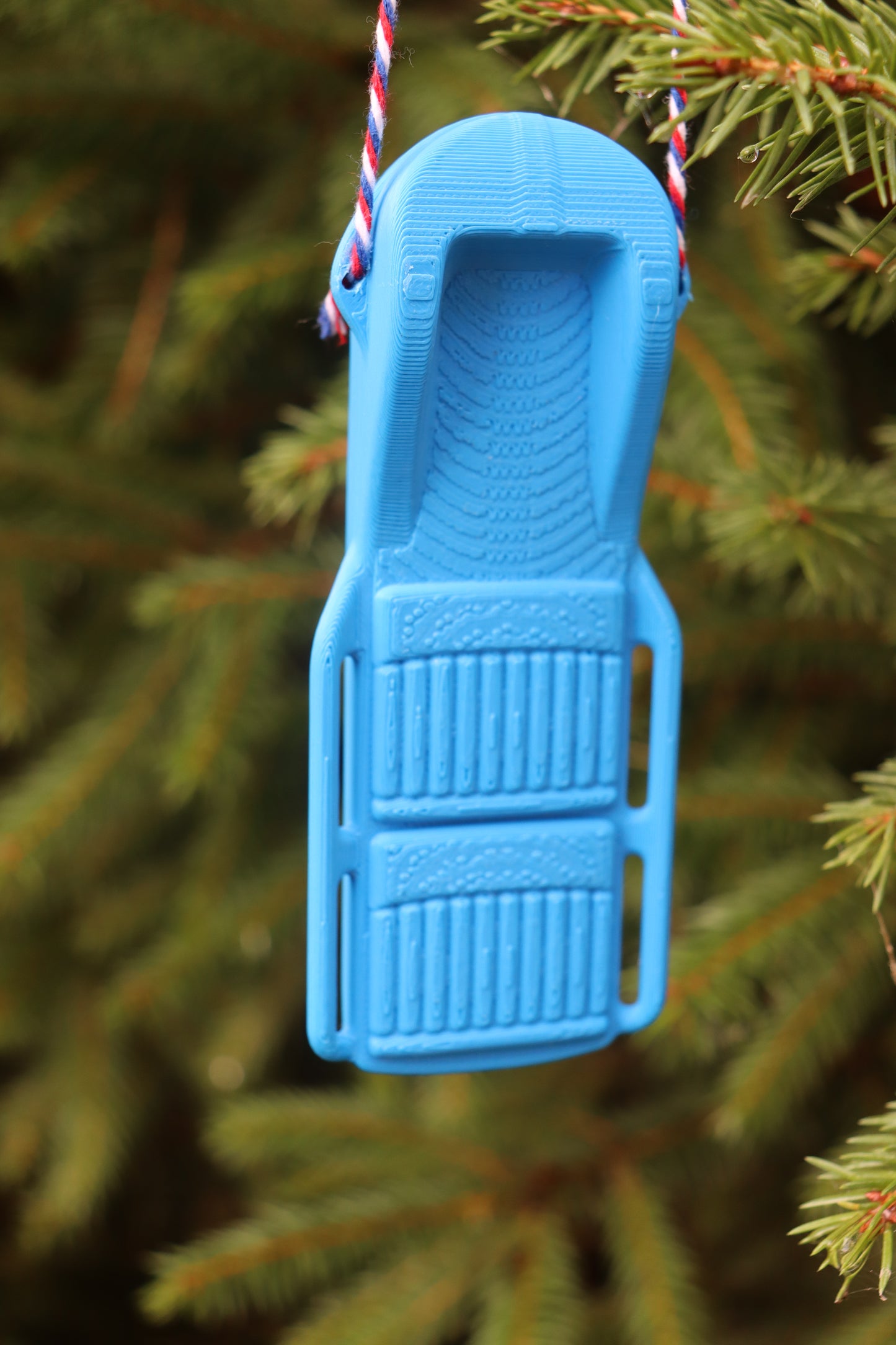 Retro Racer Christmas Ornament